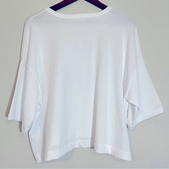 Madewell NWT Relaxed Boxy Tee in White Size XL 100% Cotton Jersey - Picture 11 of 11
